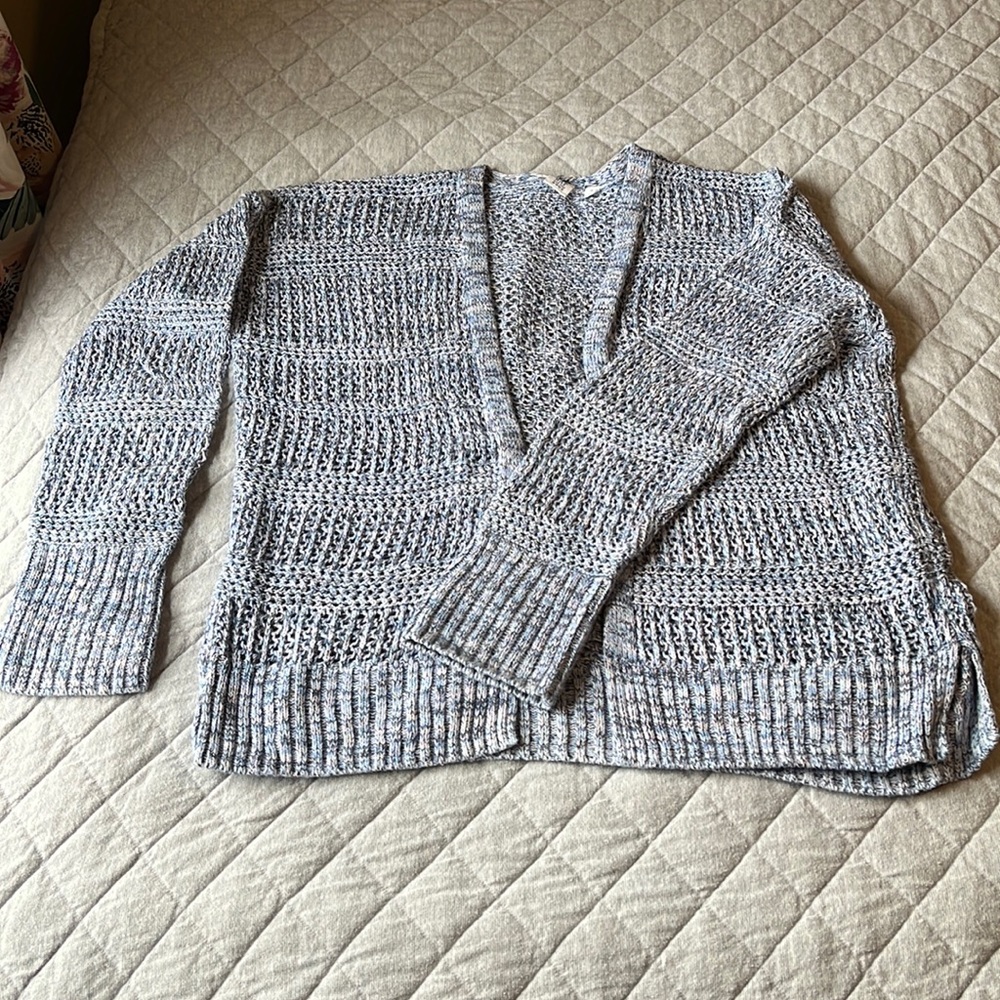 Gap multi color open boho cardigan